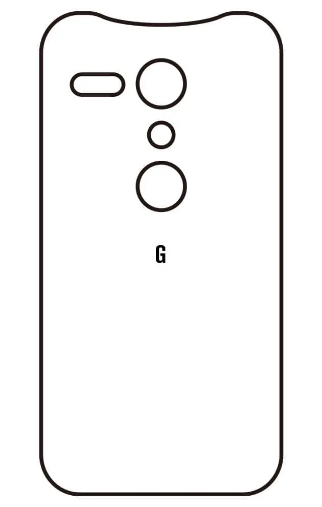 Motorola G / G XT1032 Zadní Hydrogel ochranná fólie (Střih Zadní část 1)