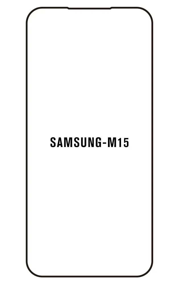 Samsung Galaxy M15 5G Přední Hydrogel ochranná fólie