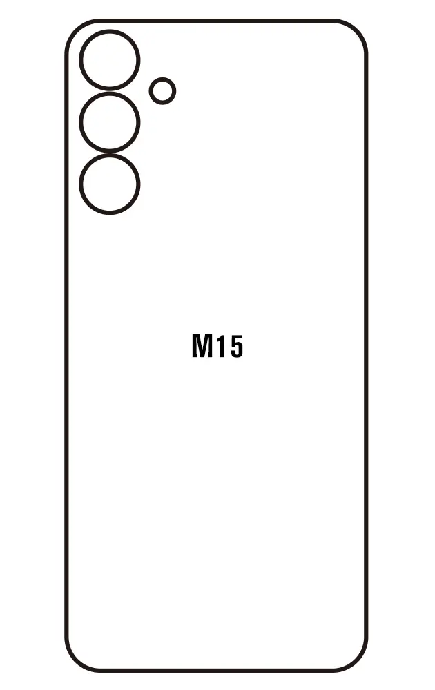 Samsung Galaxy M15 5G Zadní Hydrogel ochranná fólie