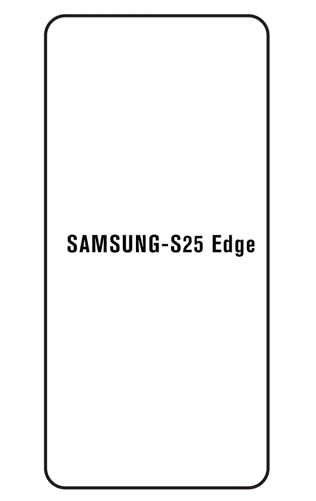 Samsung Galaxy S25 Edge Přední Hydrogel ochranná fólie