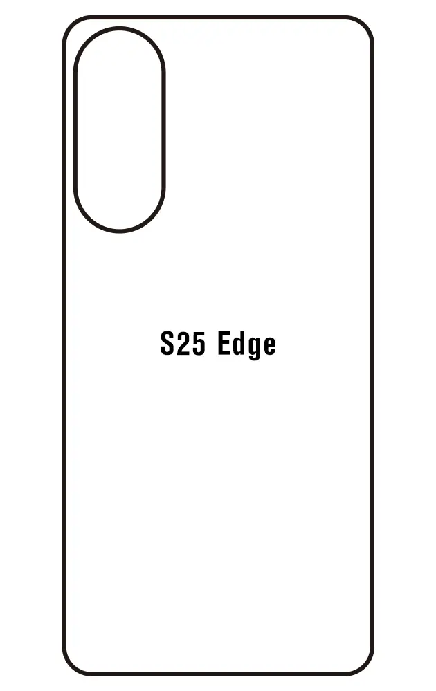 Samsung Galaxy S25 Edge Zadní Hydrogel ochranná fólie
