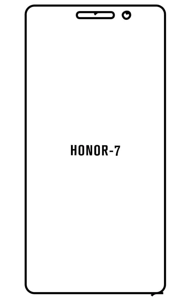 Honor 7 Přední Hydrogel ochranná fólie (Střih Přední 1)