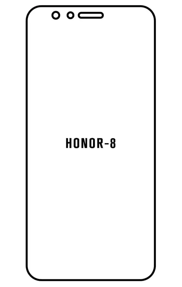 Honor 8 Přední Hydrogel ochranná fólie (Střih Přední 1)
