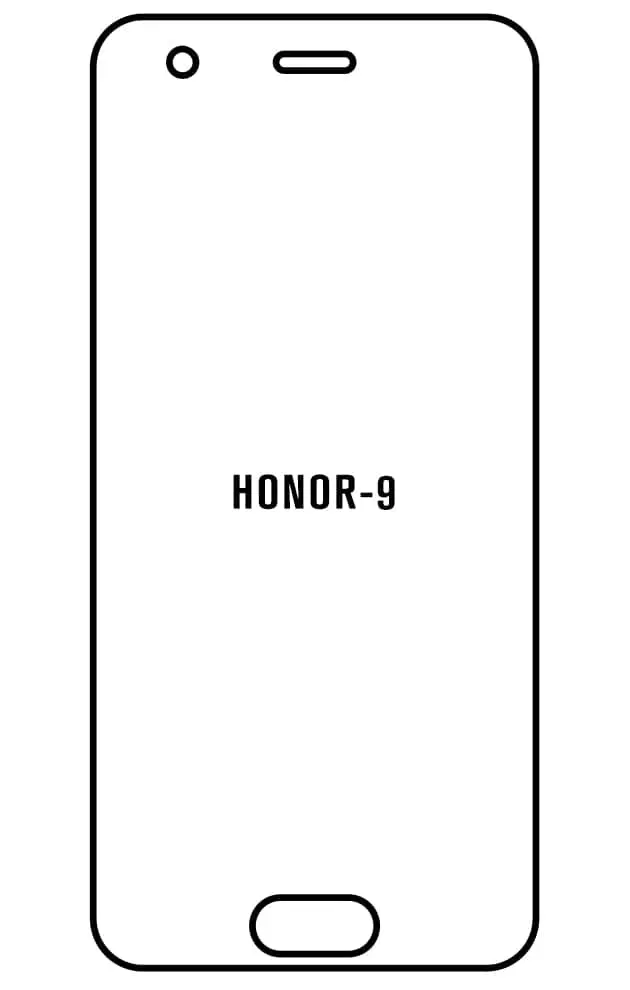 Honor 9 Přední Hydrogel ochranná fólie (Střih Přední 1)