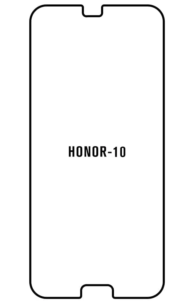 Honor 10 Přední Hydrogel ochranná fólie (Střih Přední 1)
