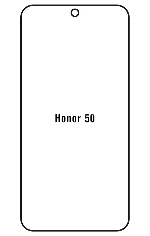 Honor 50 Přední Hydrogel ochranná fólie (Střih Přední 1)