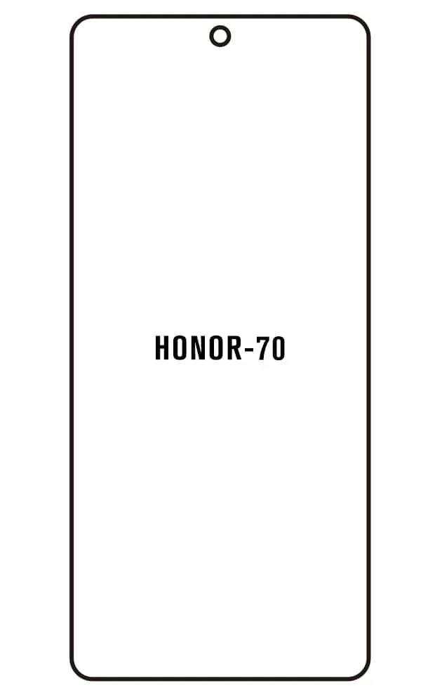 Honor 70 Přední Hydrogel ochranná fólie (Střih Přední 1)