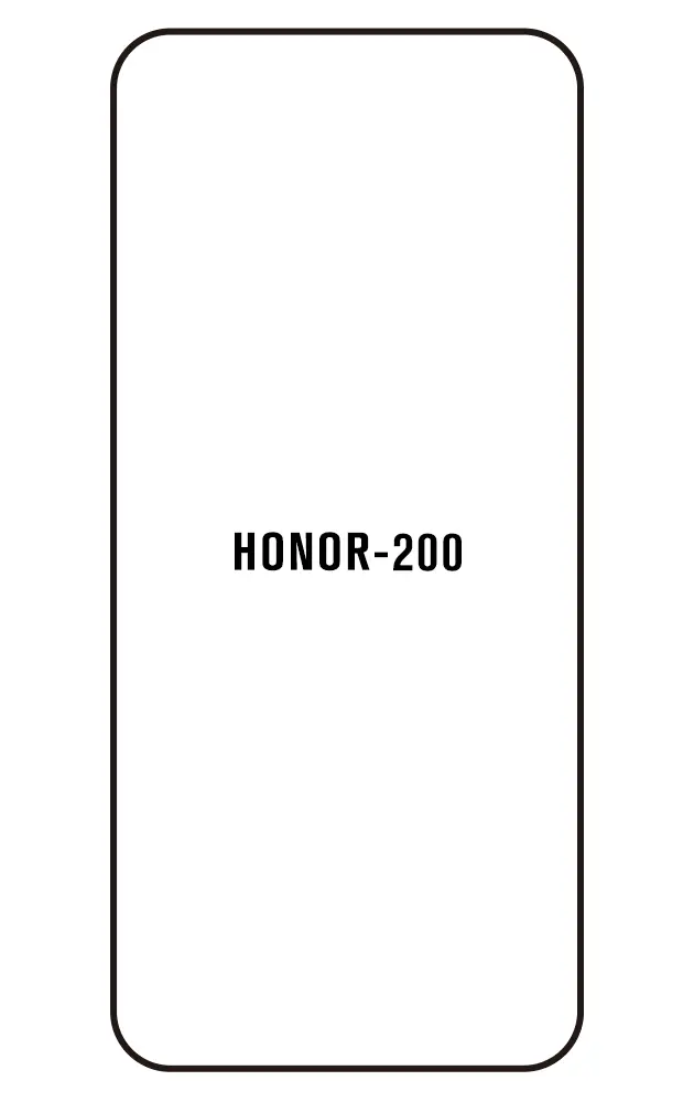 Honor 200 Přední Hydrogel ochranná fólie (Střih Přední 1)