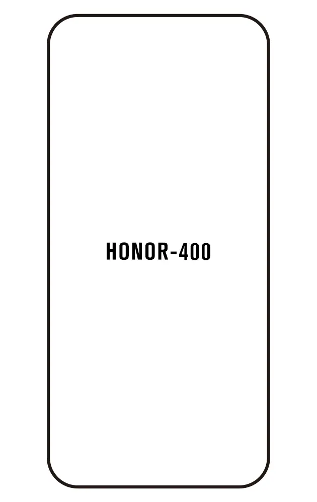 Honor 400 Přední Hydrogel ochranná fólie (Střih Přední 1)