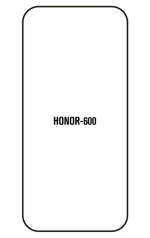 Honor 600 Přední Hydrogel ochranná fólie (Střih Přední 1)