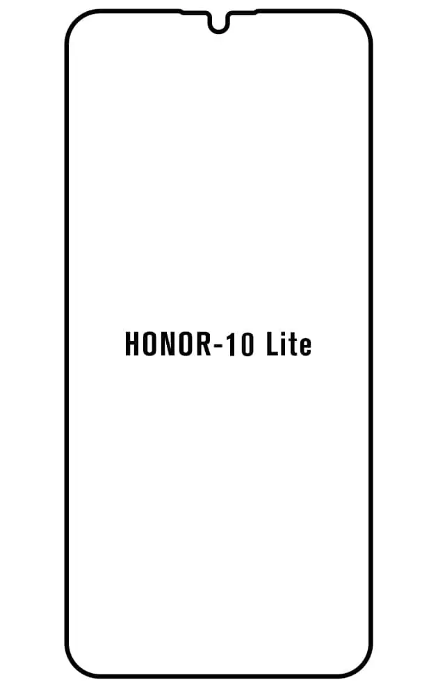 Honor 10 Lite Přední Hydrogel ochranná fólie (Střih Přední 1)