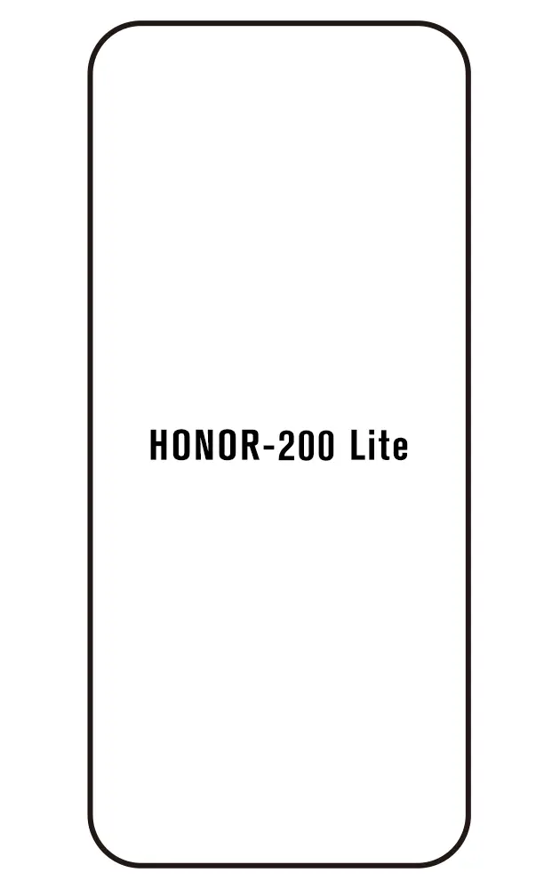 Honor 200 Lite Přední Hydrogel ochranná fólie (Střih Přední 1)