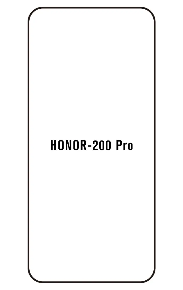 Honor 200 Pro Přední Hydrogel ochranná fólie (Střih Přední 1)