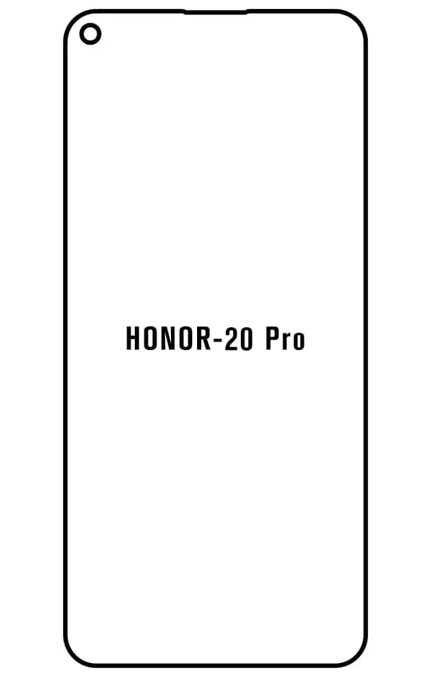 Honor 20Pro Přední Hydrogel ochranná fólie (Střih Přední 1)