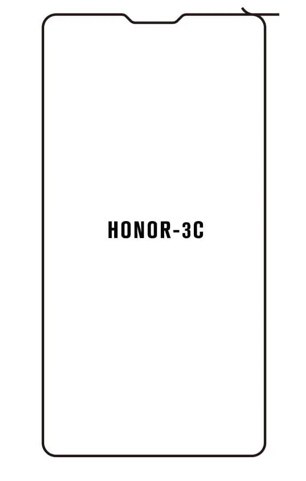 Honor 3C Přední Hydrogel ochranná fólie (Střih Přední 1)