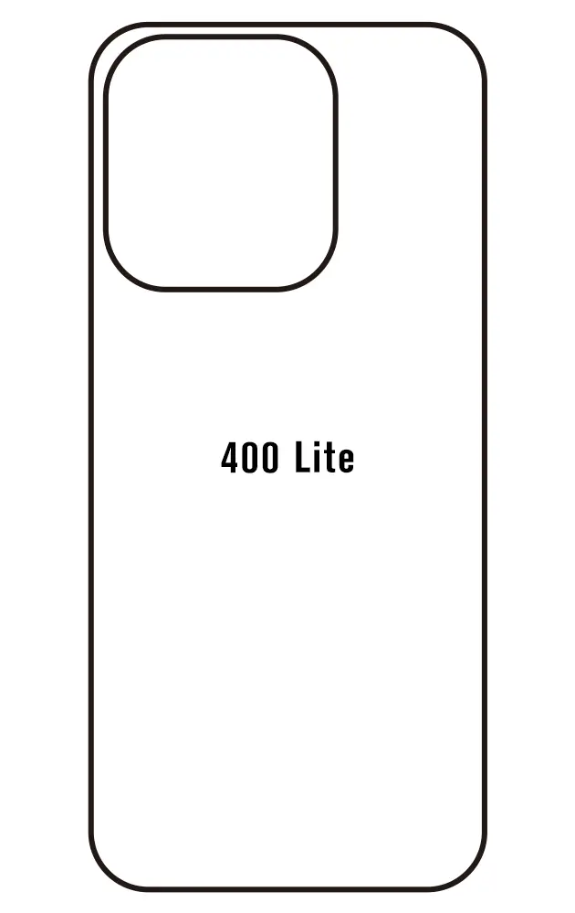 Honor 400 Lite Zadní Hydrogel ochranná fólie (Střih Zadní část 1)