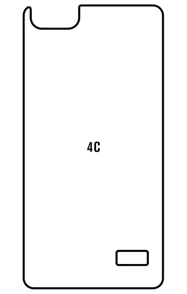 Honor 4C Zadní Hydrogel ochranná fólie (Střih Zadní část 1)
