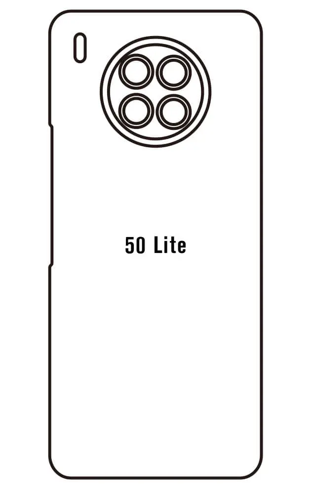 Honor 50 Lite Zadní Hydrogel ochranná fólie (Střih Zadní část 1)