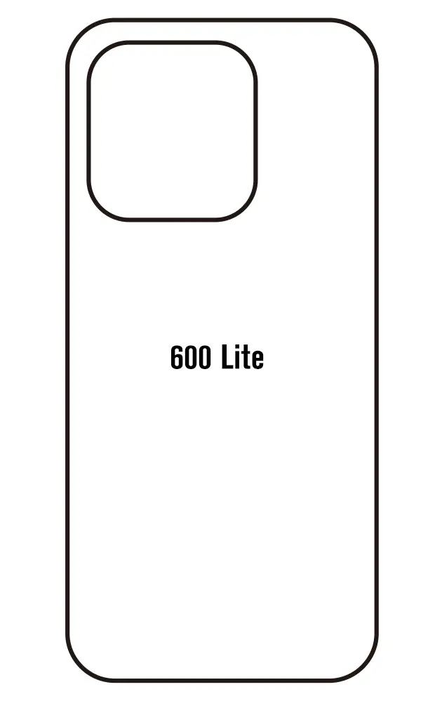 Honor 600 Lite 5G Zadní Hydrogel ochranná fólie (Střih Zadní část 1)