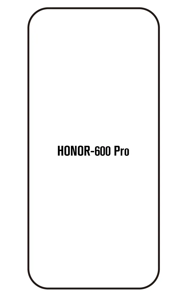 Honor 600 Pro Přední Hydrogel ochranná fólie (Střih Přední 1)