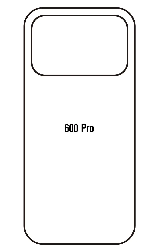 Honor 600 Pro Zadní Hydrogel ochranná fólie (Střih Zadní část 1)