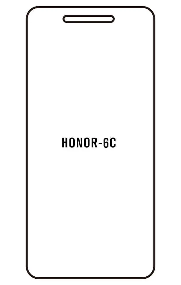 Honor 6C Dig-L21hn Přední Hydrogel ochranná fólie (Střih Přední 1)