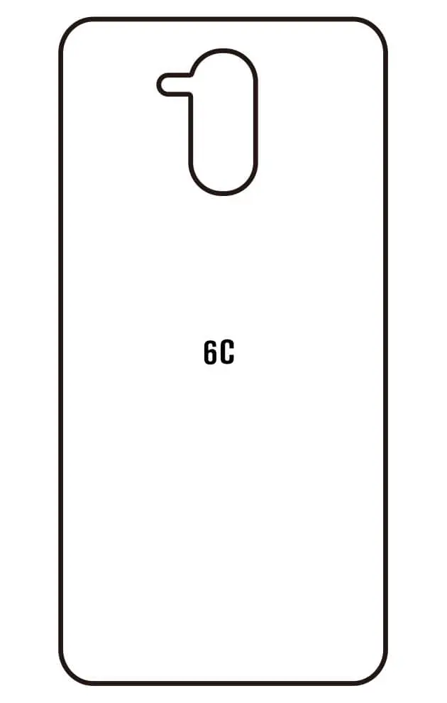 Honor 6C Dig-L21hn Zadní Hydrogel ochranná fólie (Střih Zadní část 1)