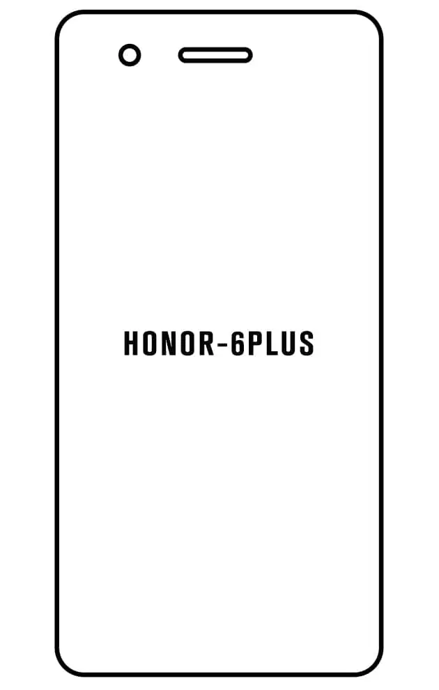 Honor 6Plus Přední Hydrogel ochranná fólie (Střih Přední 1)