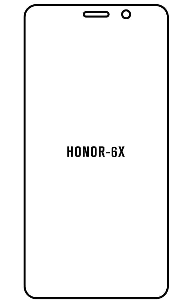 Honor 6X Přední Hydrogel ochranná fólie (Střih Přední 1)