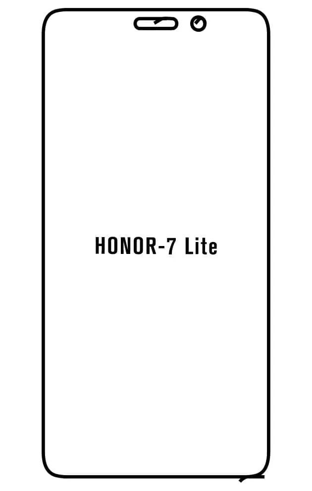 Honor 7  LITE Přední Hydrogel ochranná fólie (Střih Přední 1)