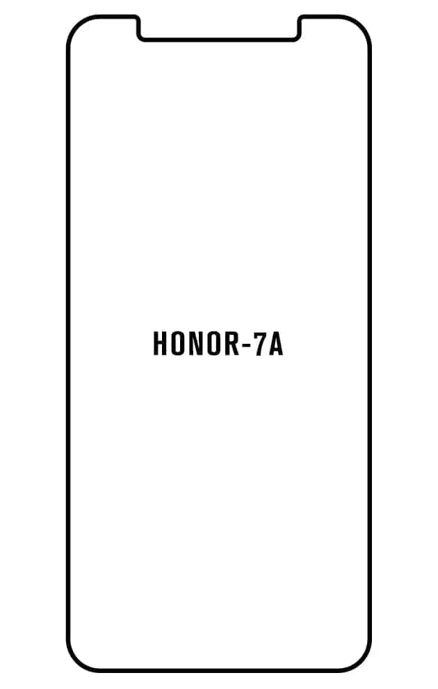 Honor 7A Přední Hydrogel ochranná fólie (Střih Přední 1)