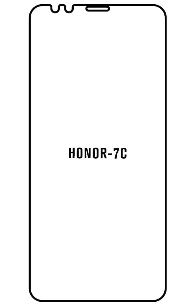 Honor 7C Přední Hydrogel ochranná fólie (Střih Přední 1)