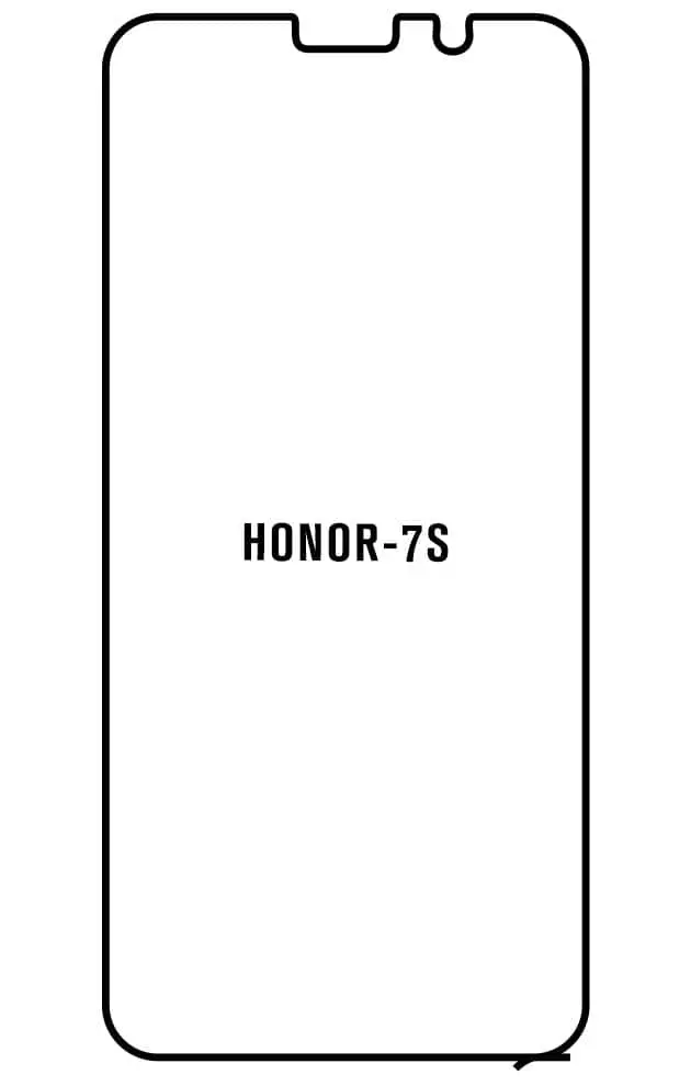 Honor 7S Přední Hydrogel ochranná fólie (Střih Přední 1)