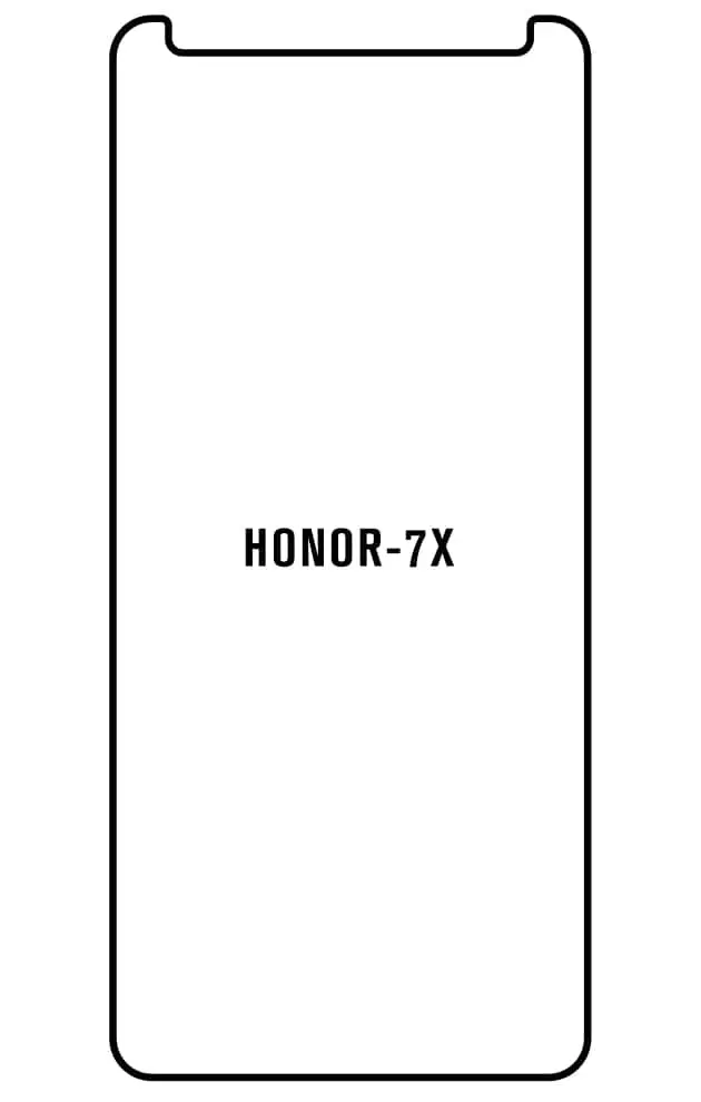 Honor 7X Přední Hydrogel ochranná fólie (Střih Přední 1)