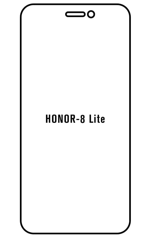 Honor 8 Lite Přední Hydrogel ochranná fólie (Střih Přední 1)