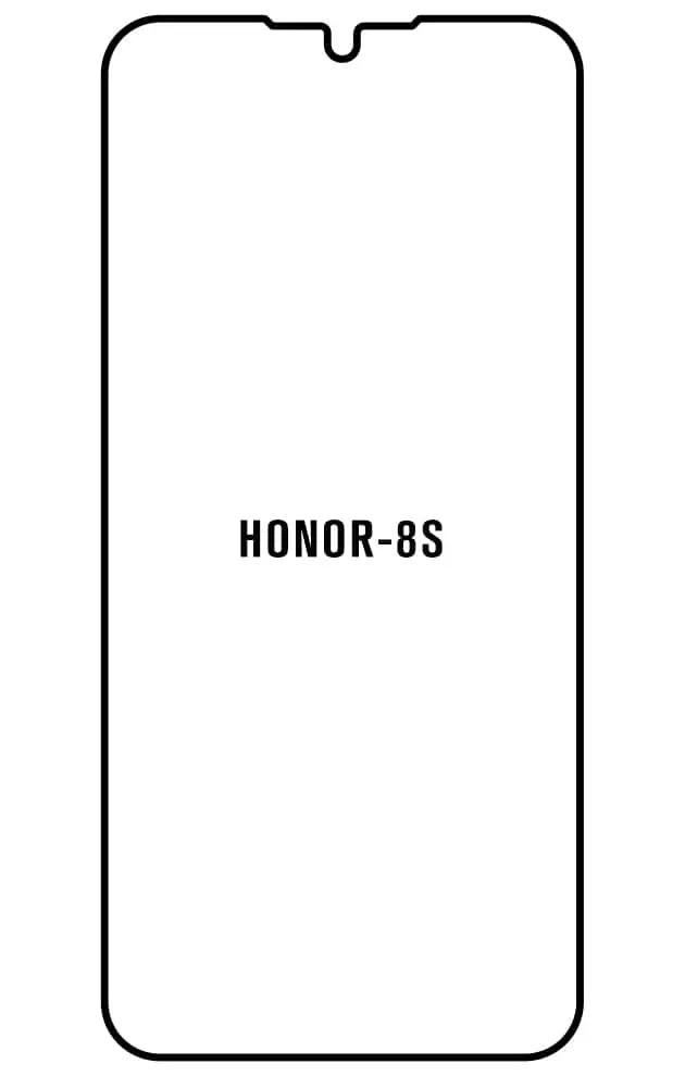 Honor 8S 2019 Přední Hydrogel ochranná fólie (Střih Přední 1)