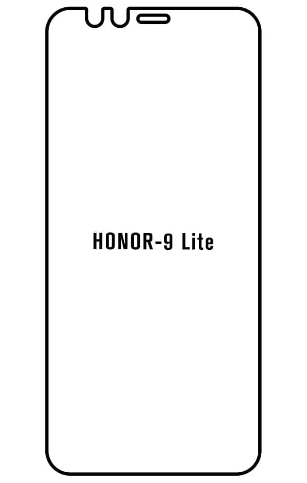 Honor 9 Lite Přední Hydrogel ochranná fólie (Střih Přední 1)