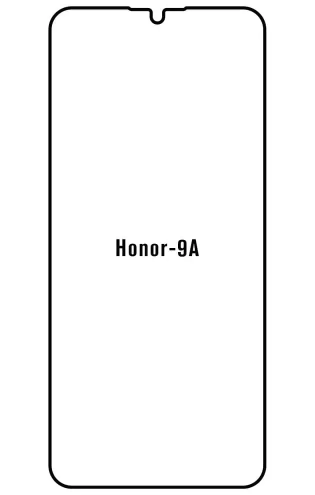 Honor 9A Přední Hydrogel ochranná fólie (Střih Přední 1)