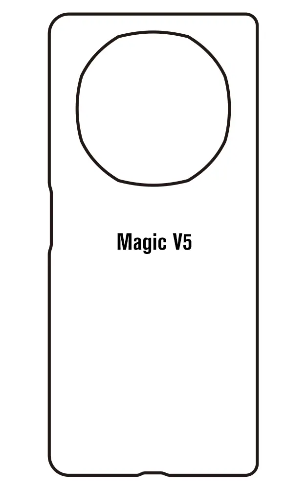Honor Magic V5 Zadní Hydrogel ochranná fólie (Střih Zadní část 1)