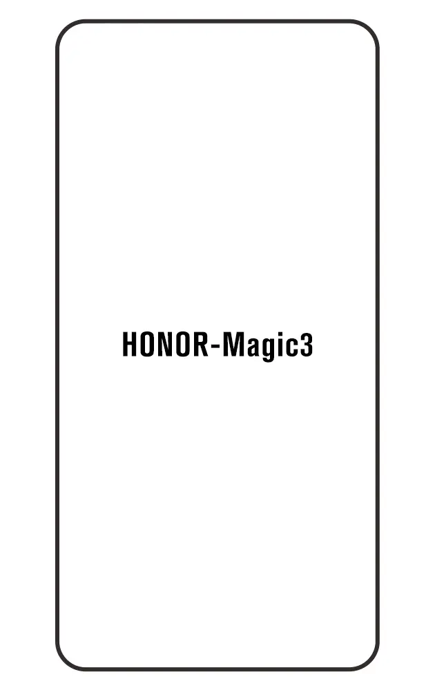 Honor Magic3 Přední Hydrogel ochranná fólie (Střih Přední 1)