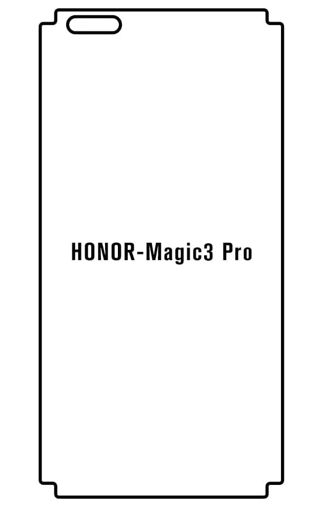 Honor Magic3 Pro Přední Hydrogel ochranná fólie (Střih Přední 1)