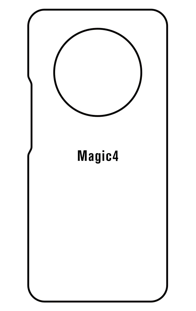 Honor Magic4 Zadní Hydrogel ochranná fólie (Střih Zadní část 1)