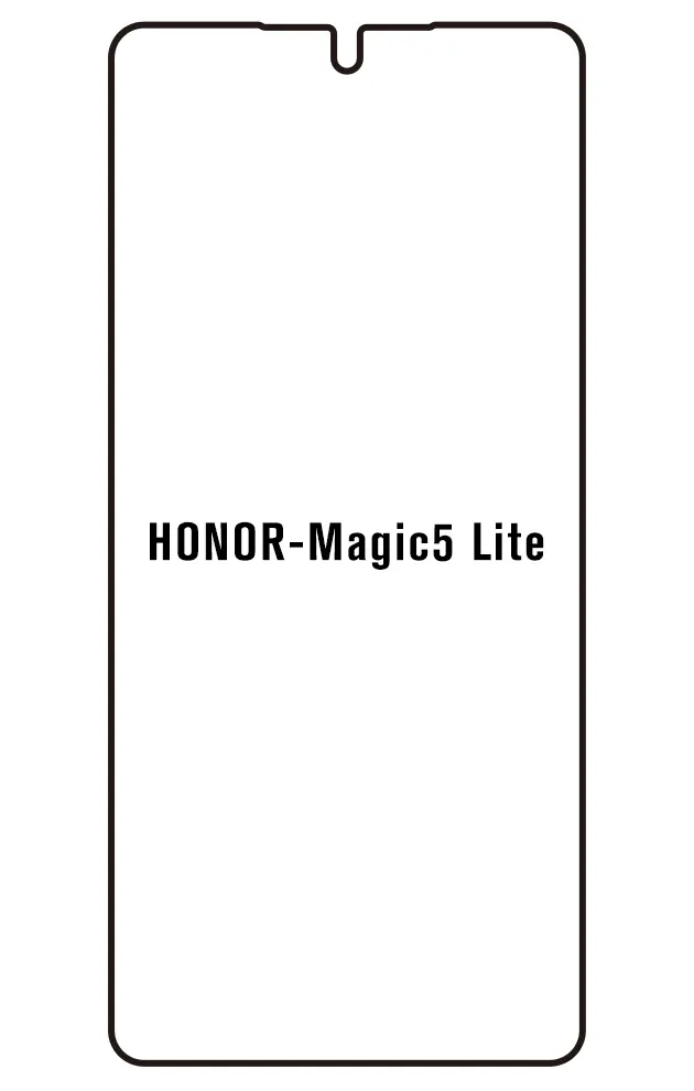 Honor Magic5 Lite Přední Hydrogel ochranná fólie (Střih Přední 1)