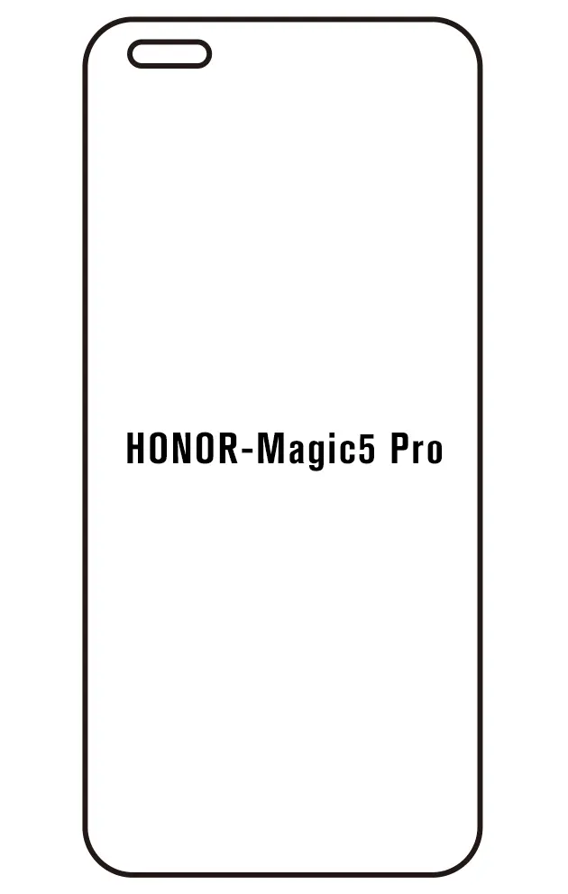 Honor Magic5 Pro Přední Hydrogel ochranná fólie (Střih Přední 1)