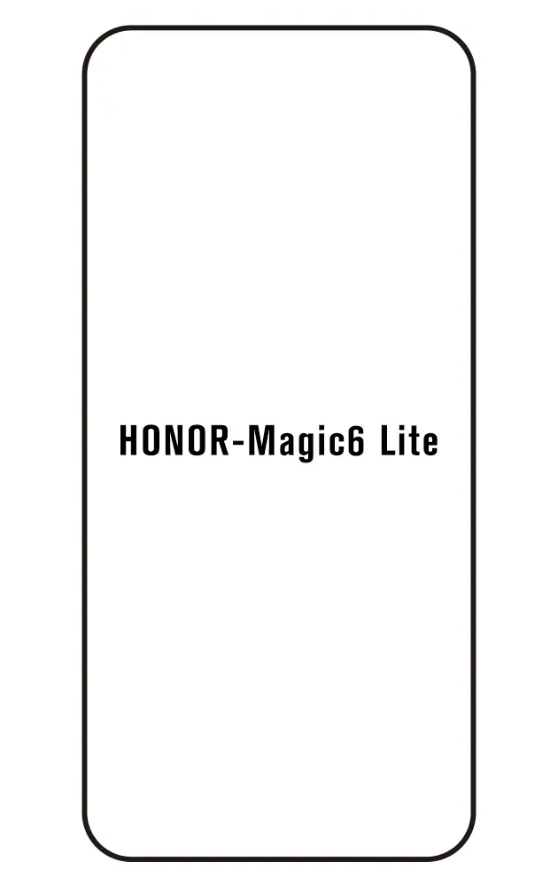 Honor Magic6 Lite Přední Hydrogel ochranná fólie (Střih Přední 1)