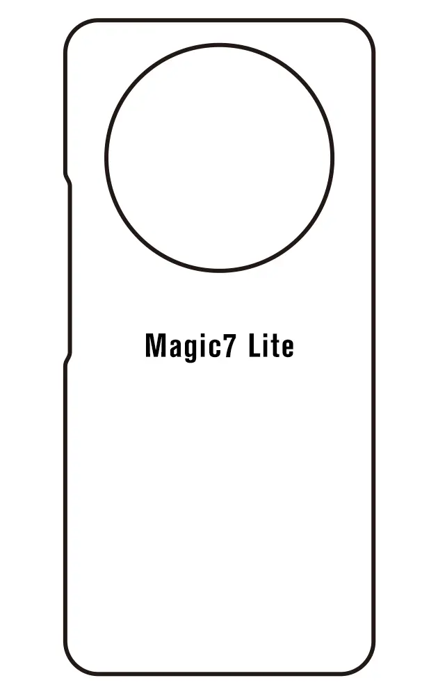 Honor Magic7 Lite Zadní Hydrogel ochranná fólie (Střih Zadní část 1)