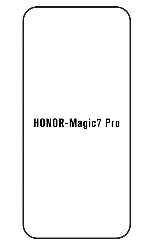 Honor Magic7 Pro Přední Hydrogel ochranná fólie (Střih Přední 1)
