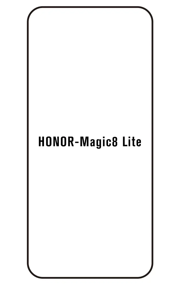 Honor Magic8 Lite Přední Hydrogel ochranná fólie (Střih Přední 1)