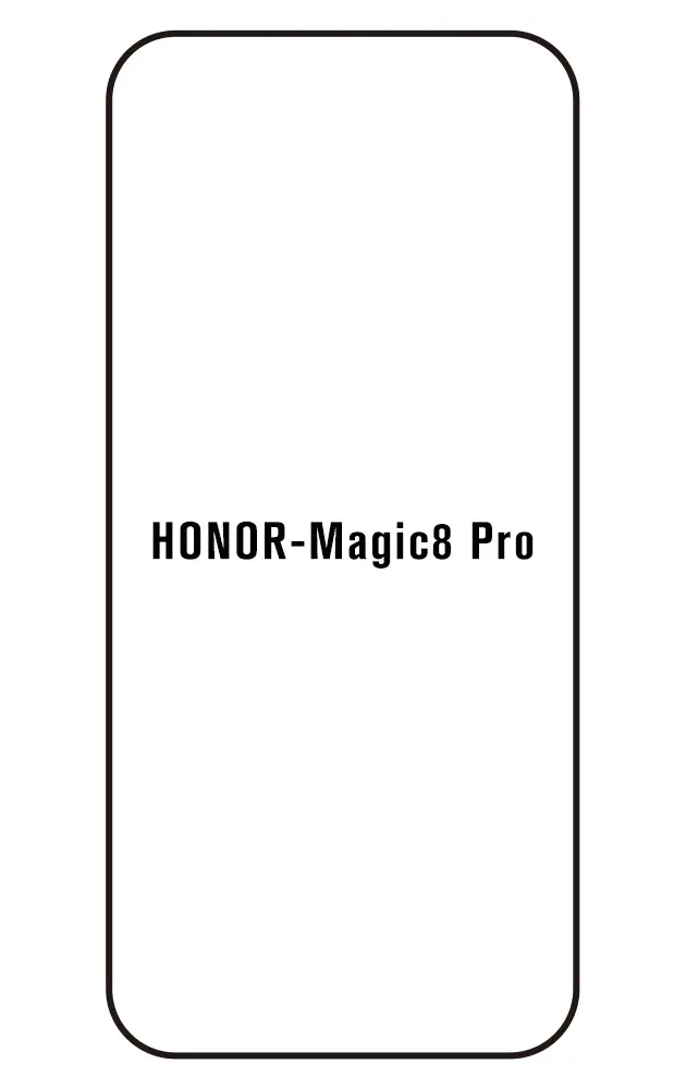 Honor Magic8 Pro Přední Hydrogel ochranná fólie (Střih Přední 1)
