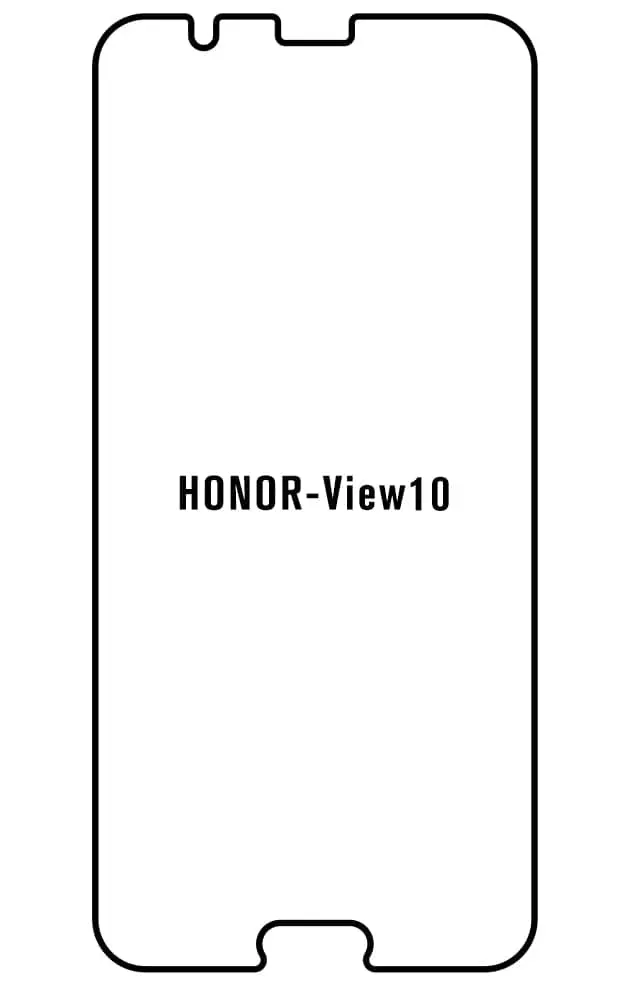 Honor View 10 Přední Hydrogel ochranná fólie (Střih Přední 1)